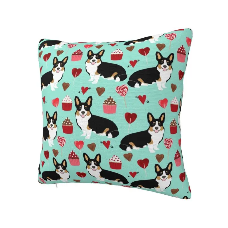 Welsh Corgi Dog Throw Pillow Covers Bedroom Decoration 3D Printed Sofa Chair Cushion Cover Polyester Soft Pillowslip Dakimakura