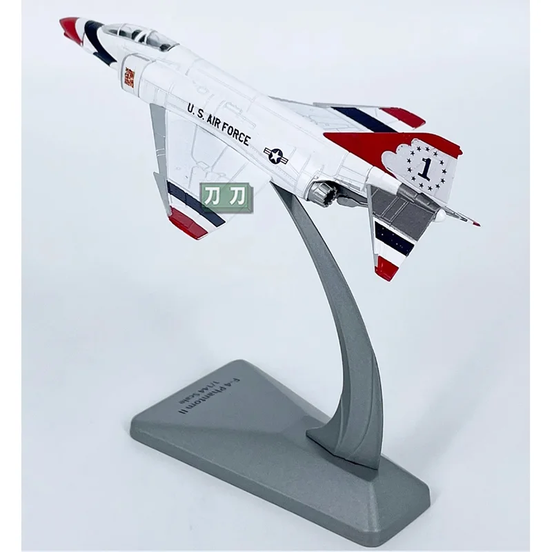 

Diecast Scale 1/144 American F-4 Phantom II Fighter F4 Aircraft Model Alloy Carrier Aircraft Collection Decoration Display