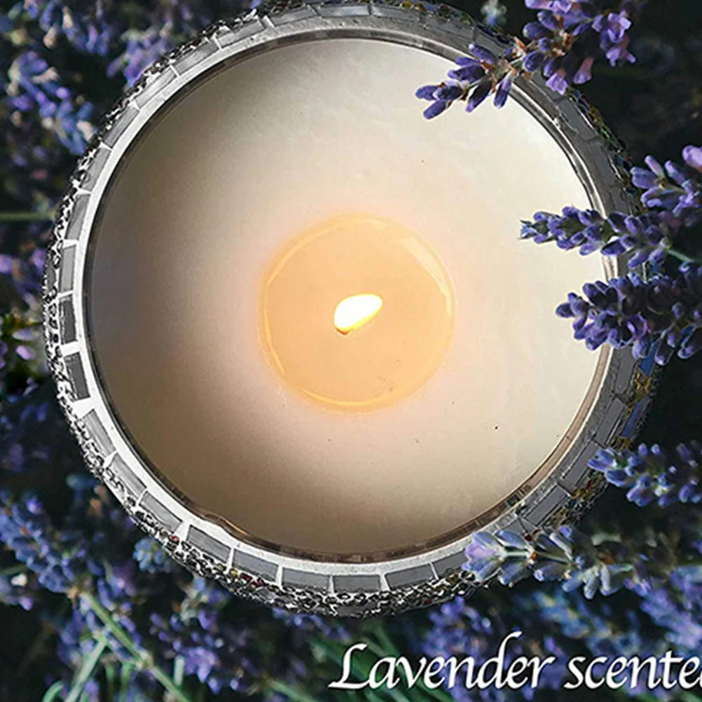 

Colorful Mosaic Glass Holder Sunflower Pattern Handmade Tea Light Stand Elegant Centerpieces for Wedding Valentine Home