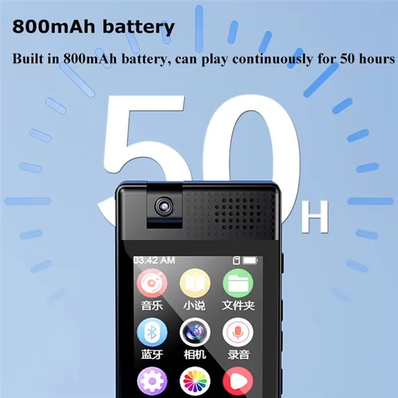 

A75T Мини Hi-Fi MP3-плеер без потерь Фотографируемый MP4-плеер Поддержка видео электронных книг Часы