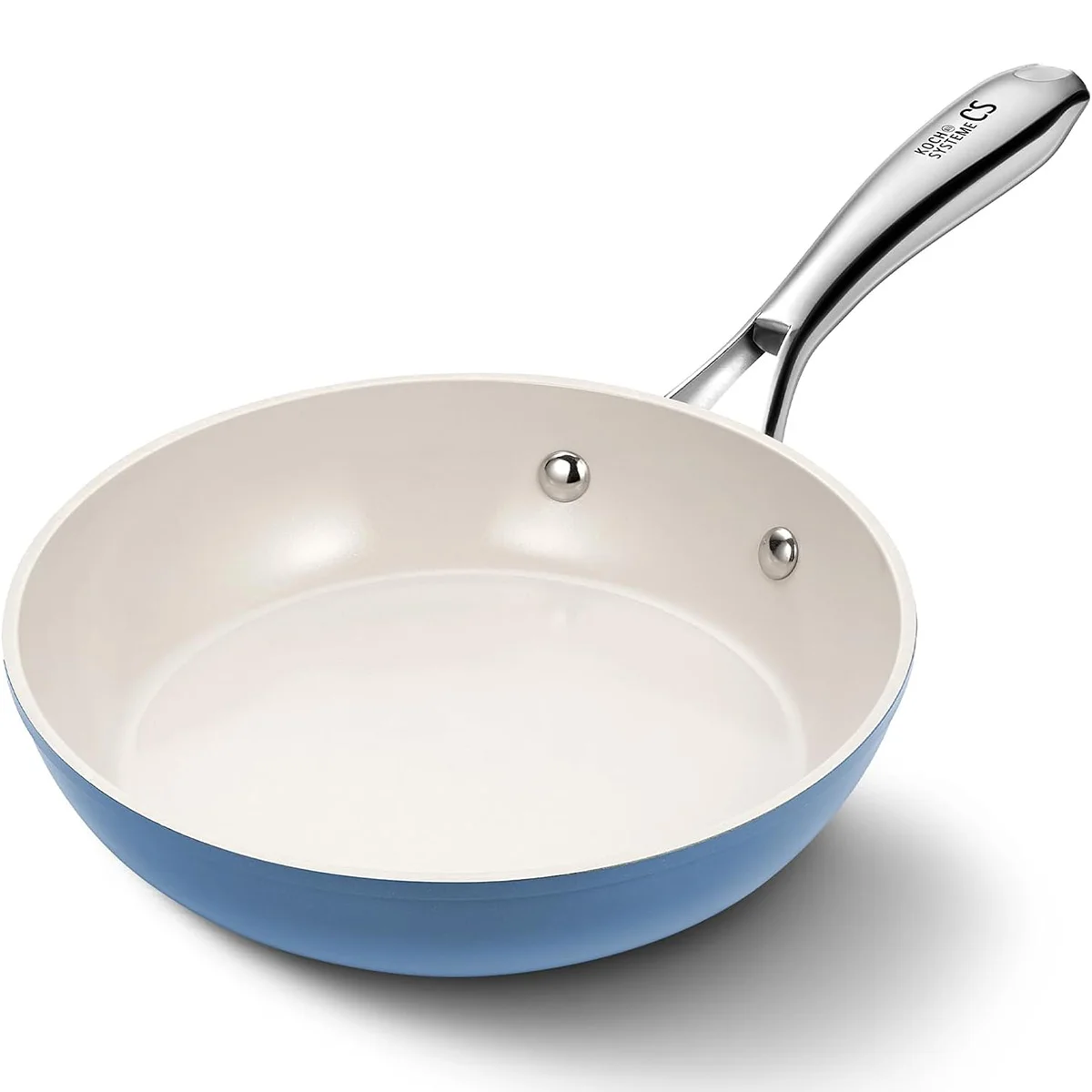 

MICHELANGELO Nonstick Ceramic Frying Pan Skillet, Non-toxic Omelet Pan,Induction Compatible Egg Pan with Heat Resistant Handle