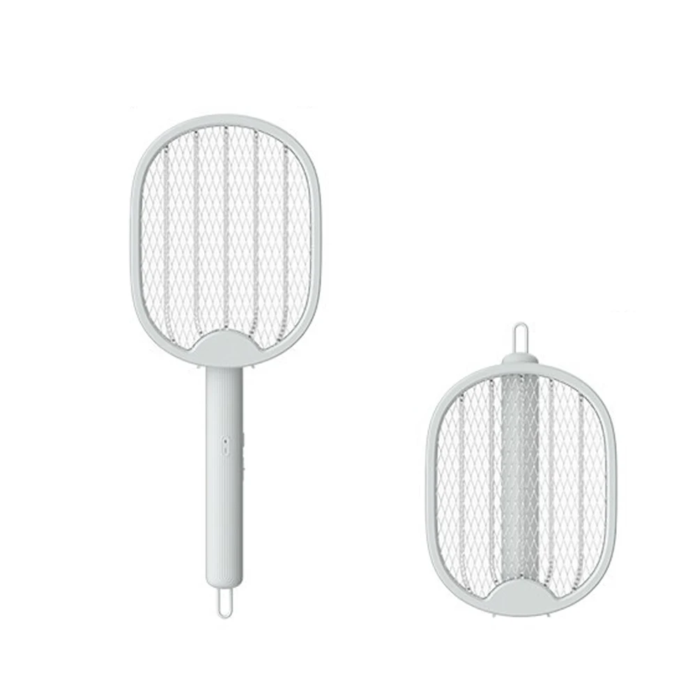Foldable USB Rechargeable Mosquito Racket Angle Adjustable 3000V Electric Mosquito Killer With UV Light Trap Insect Exterminator
