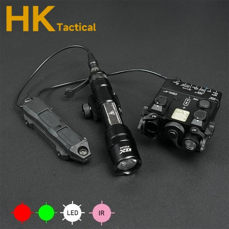 DBAL A2 láser IR/verde/rojo para airsoft con interruptor a presión - imagen 5