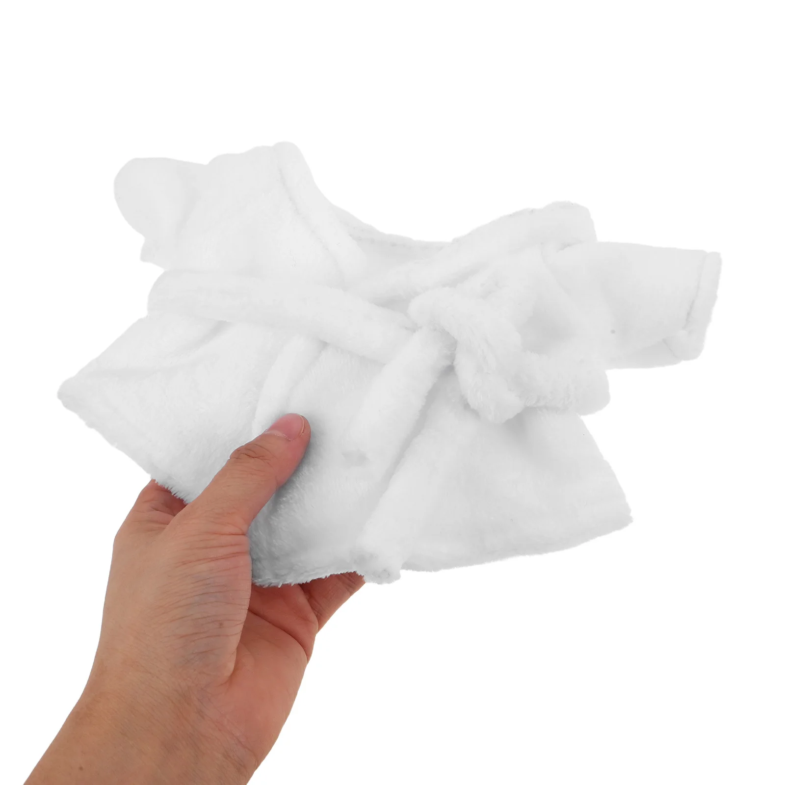 1Set Gezellige Mini Beer Gewaad Set Voor 28Cm Knuffels Poppenhuis Nachtkleding Lounge Wear Kerst Kostuum Draagbare fantasiespel