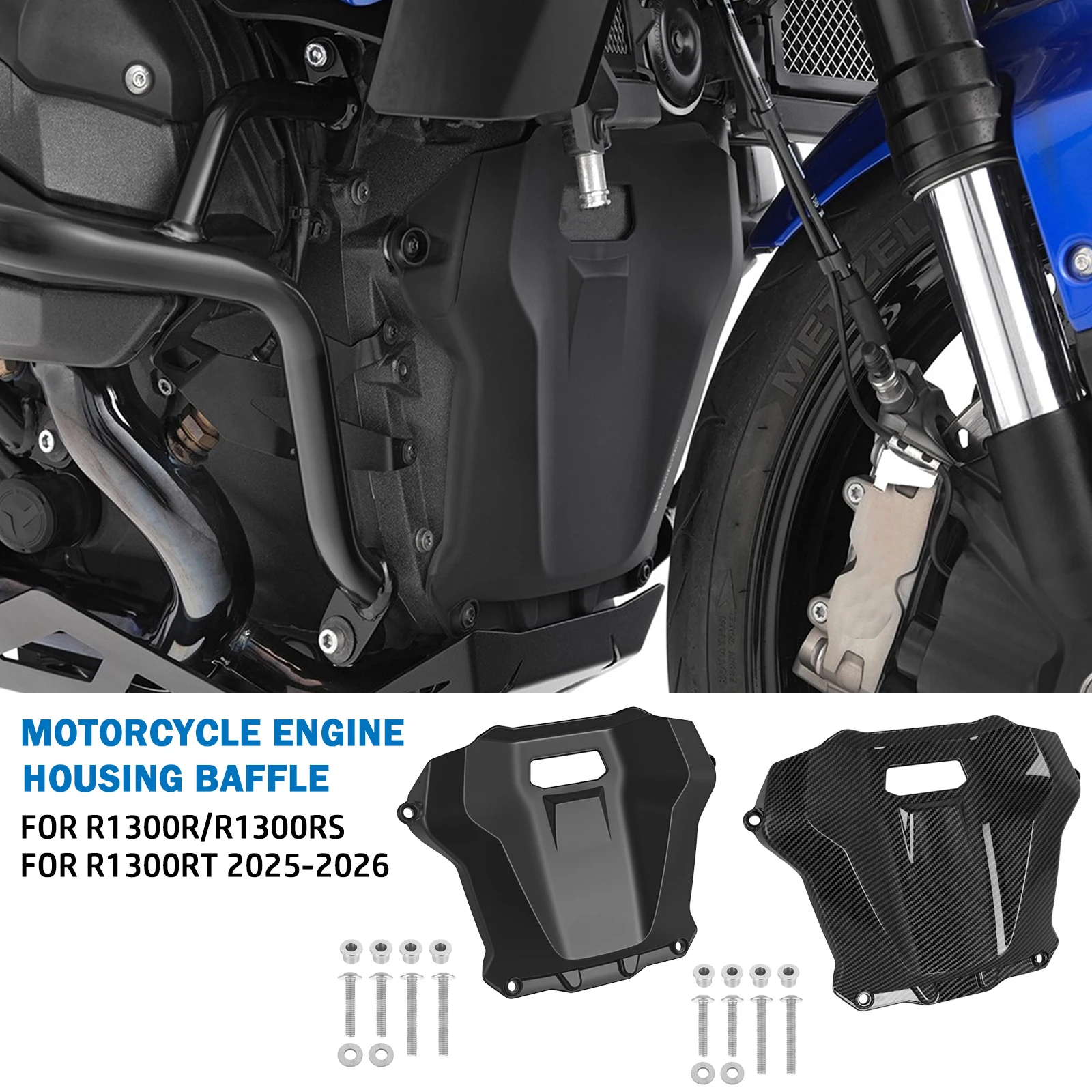 

For BMW R1300R RS RT R 1300RT R1300 RS 2025 2026 R1300RS R1300RT Motorcycle Front Engine Housing Baffle Guard Cover Protector