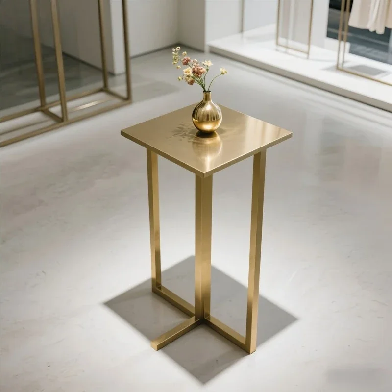 Clothing store island table middle display table stainless steel island table