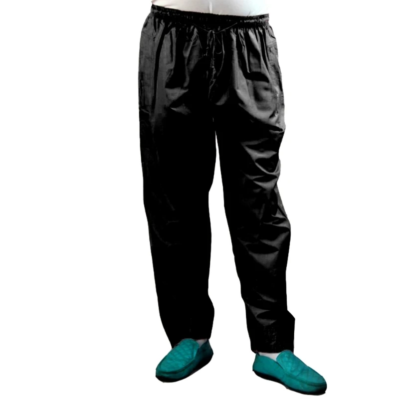 Men Muslims Pants,Casual Loose Drawstring Pants Cotton Afghan Trousers with Pockets Ethnic Long Pants Daily Party