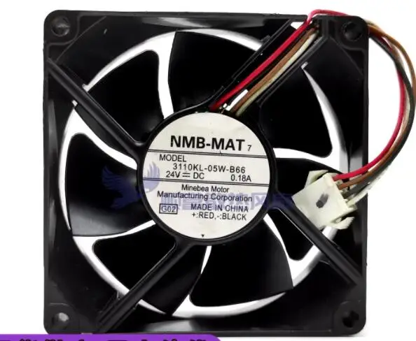 

Ltsf For NMB 3110KL-05W-B66 G02 DC 24V 0.18A 80x80x25mm 4-Wire Server Cooling Fan8cm