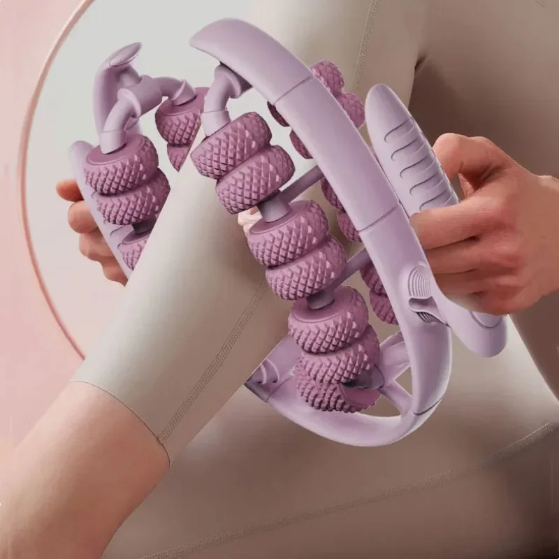 26 Rounds Leg Massager Circular Shank Roller Calf Muscle Relaxation Leg Beauty Massage Lean Shank Relaxation Arm Yoga Wheel