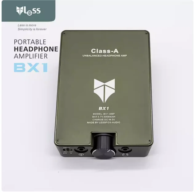 

LESS BX1 Green Power God Portable Fully Discrete HIFi Lossless Portable Balanced Earphone Amplifier