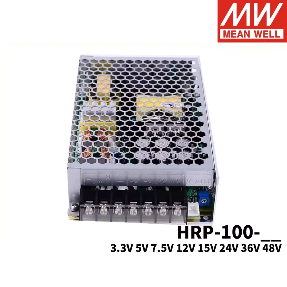 MEAN WELL HRP-100 single output 100W 48V 24V PFC SMPS Switching Power Supply 220V To 12V AC DC Transformer 7A 17A 20A Led Strip