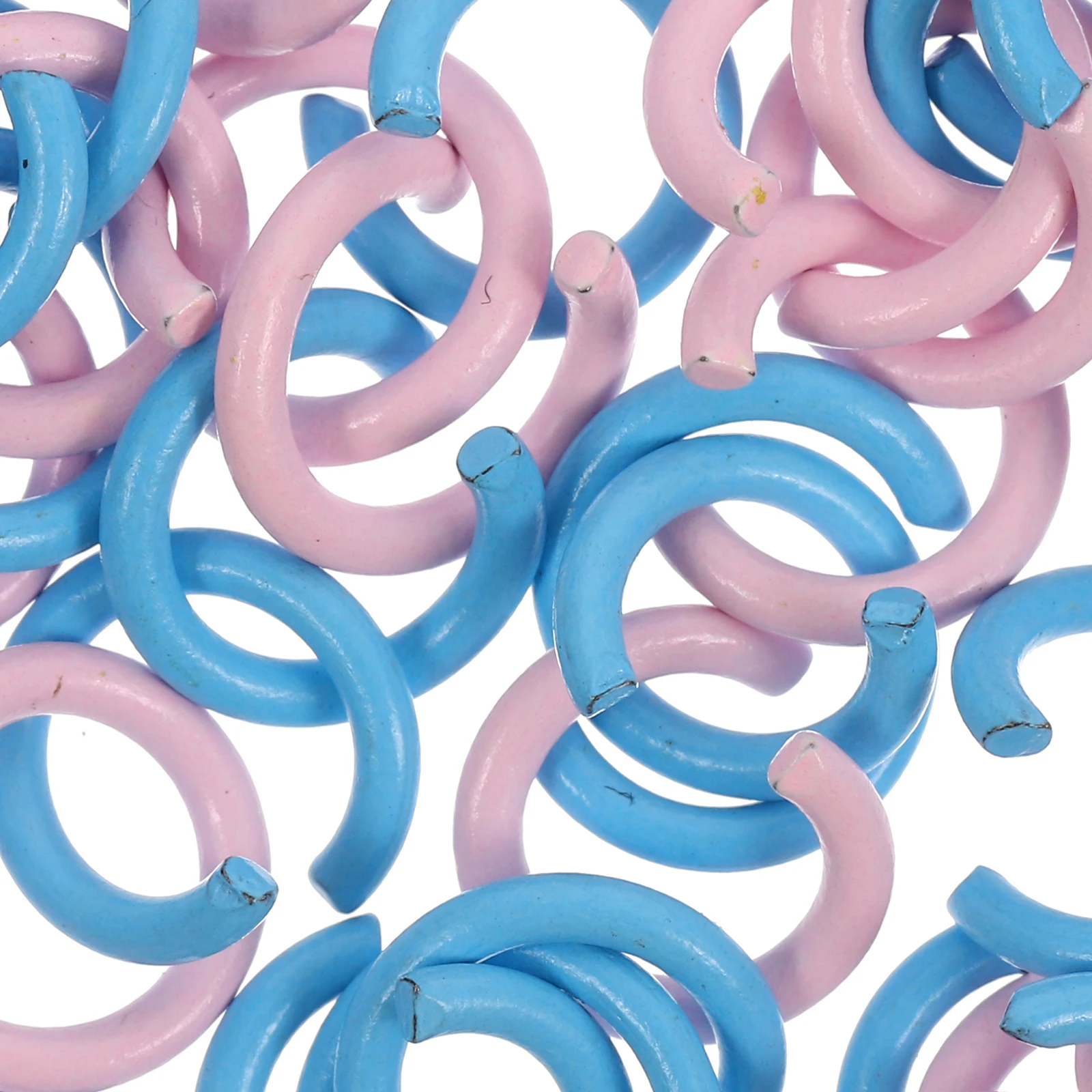 

100pcs Premium Metal Jump Rings Sturdy Open Split Rings Diy Bracelet Making Jewelry Crafting Supplies Charm Connector For