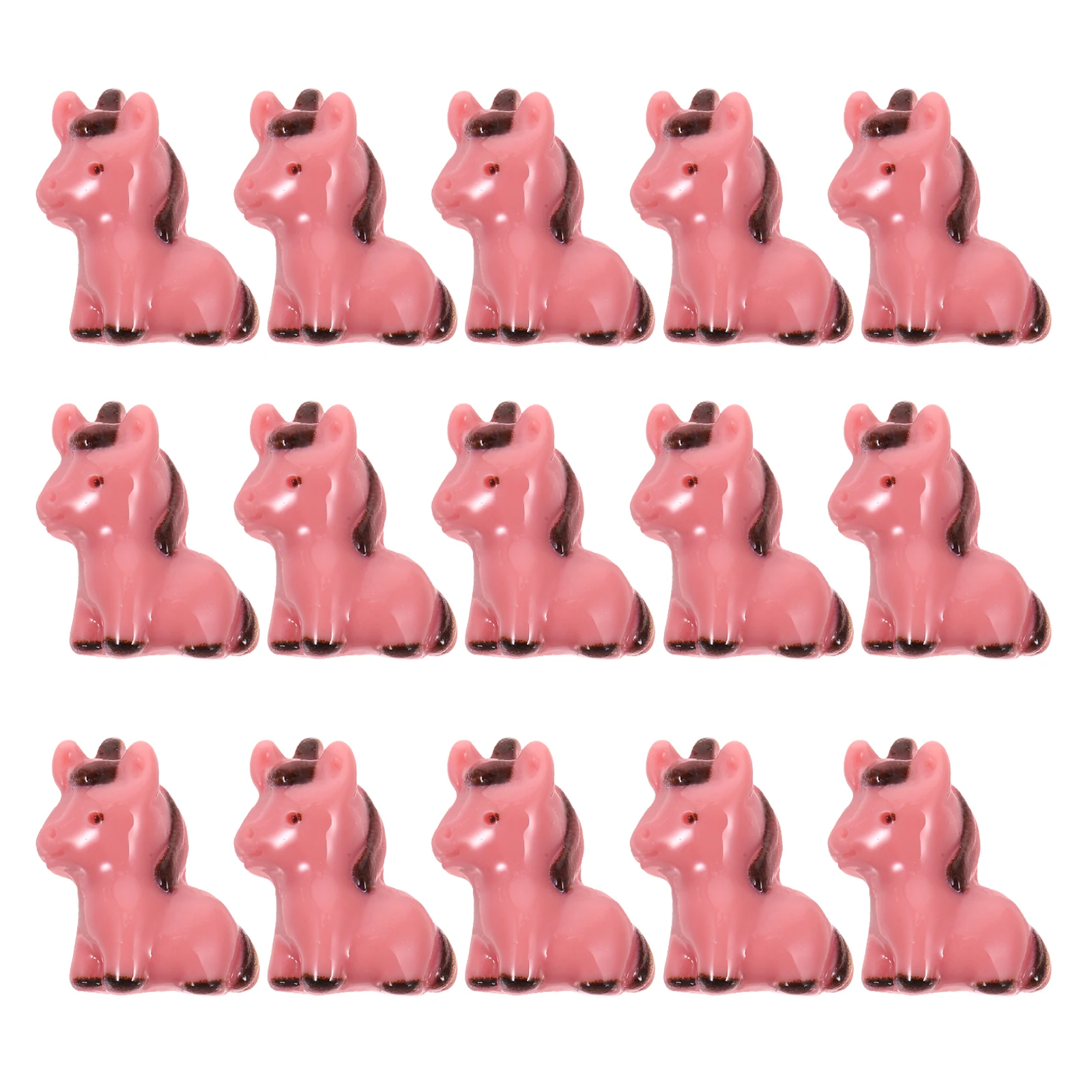 

60 Pcs Zodiac Nail Art Jewelry Horse Supplies Animal 3d Decorations Resin Cute Charms for Nails Miss