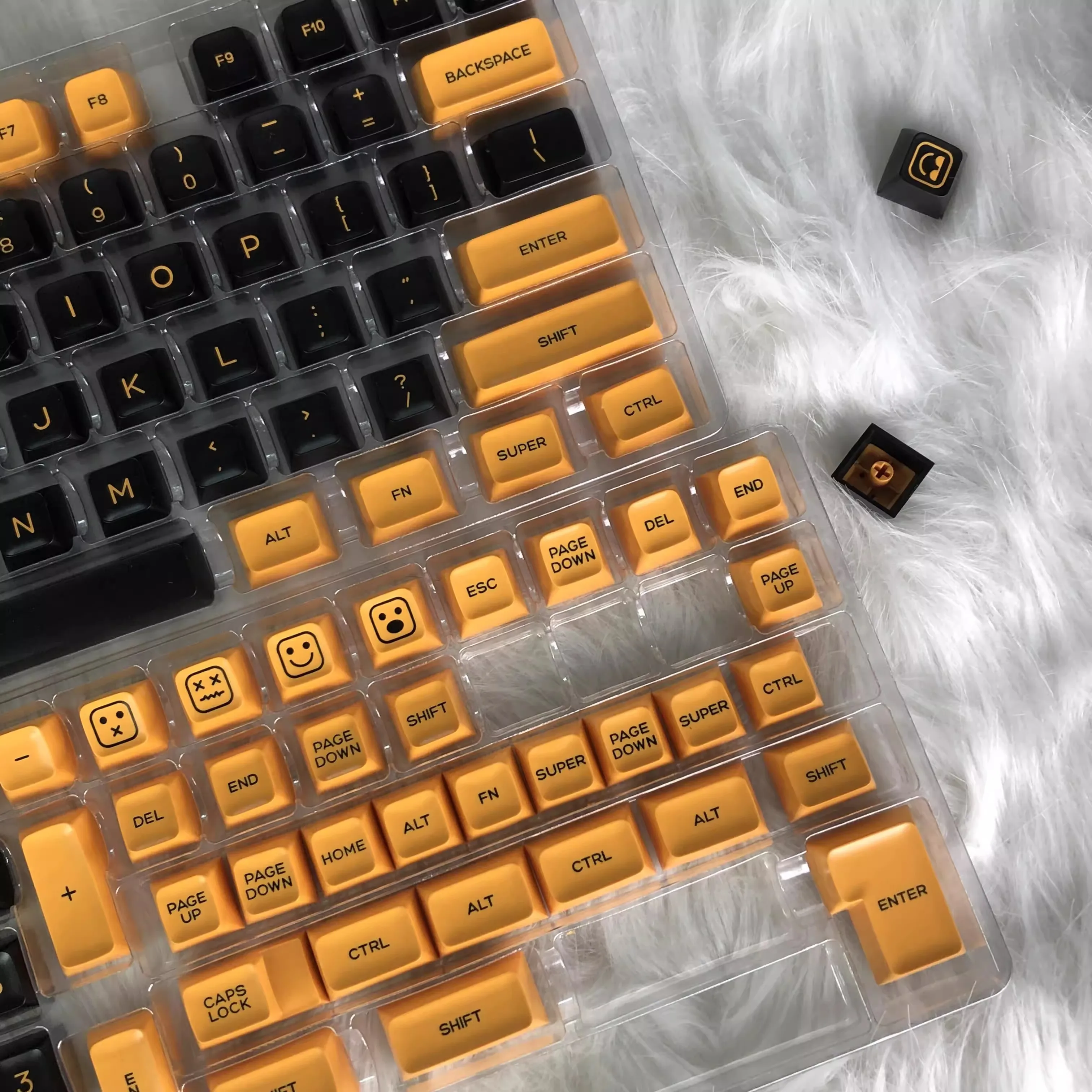 GMK Virtual war Keycap SA Profile Keycaps PBT Double Shot Key Caps Set ISO Enter 7U Spacebar for Custom Mechanical Keyboard KIT