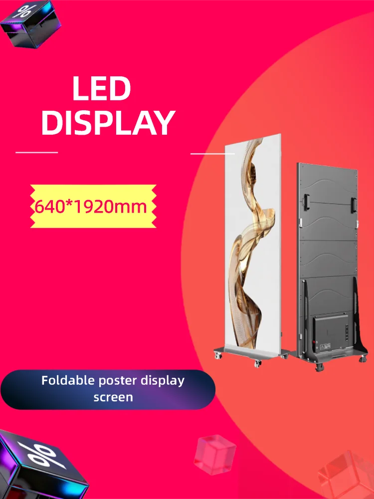 

2025 High Quality LED Backpack Billboard Advertising Display 2.5mm Pixel Pitch 500cd Brightness Screen Size LED Display