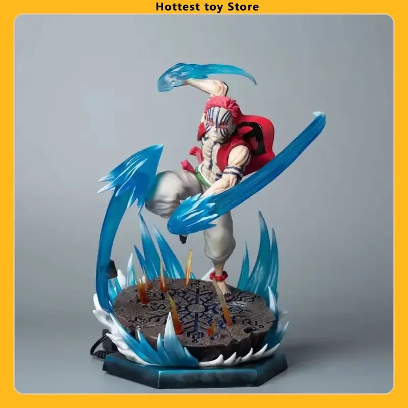 アニメ鬼滅の刃 赤鬼フィギュア 煉獄杏寿郎 黒死牟 アクションフィギュア PVC製フィギュア モデル装飾品 コレクタブル テーブルクラフト