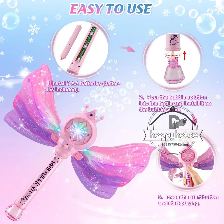 Bubble Wand for Toddlers Bubble Machine Girls Boys Electric Unicorn Bubble Wand Bubble Maker Bubble Blower Toys for Kid