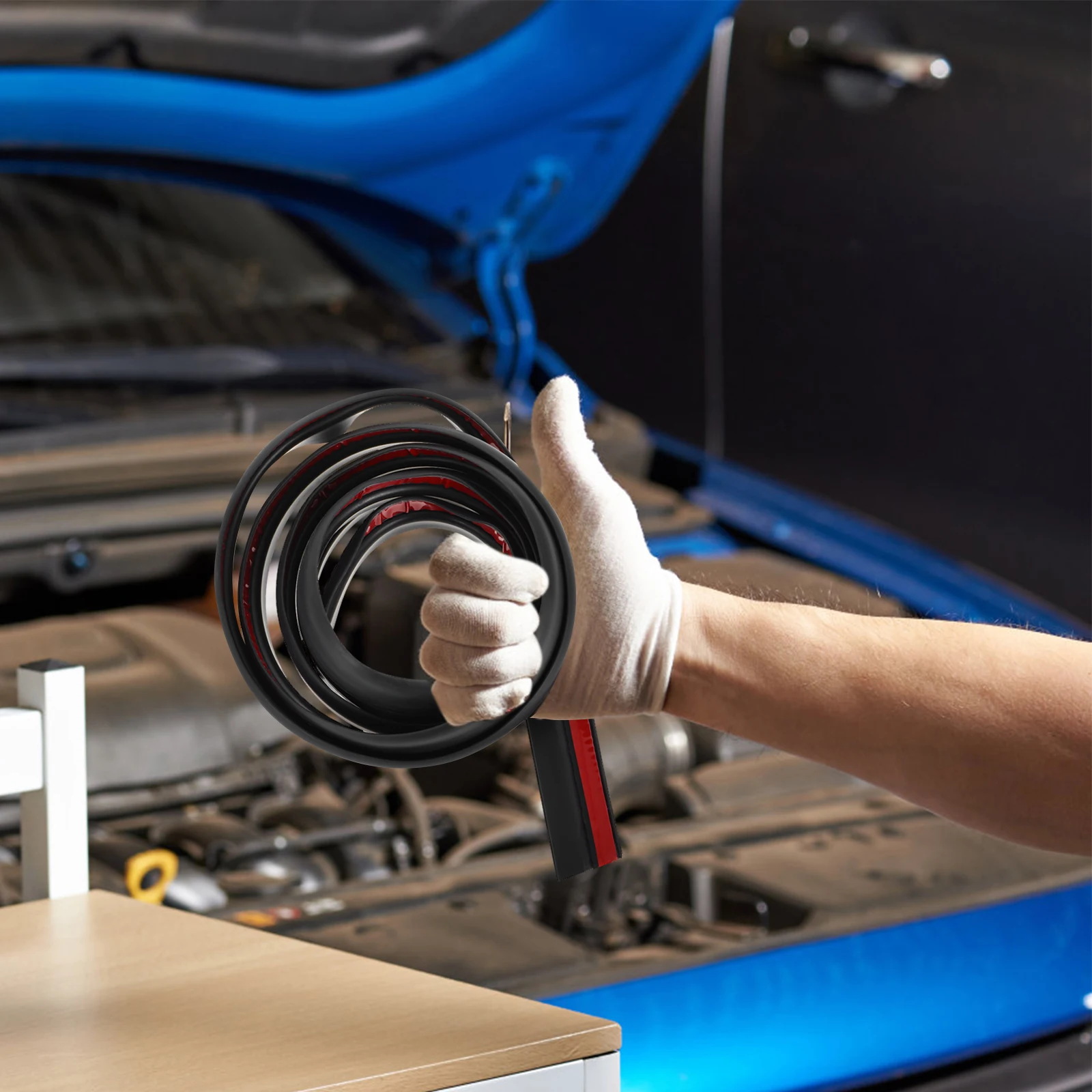 

Universal Car Windshield Seal Strip Durable Plastic Weatherstrip Edge Moulding Trim Door Protector For Noise Reduction Dustproof