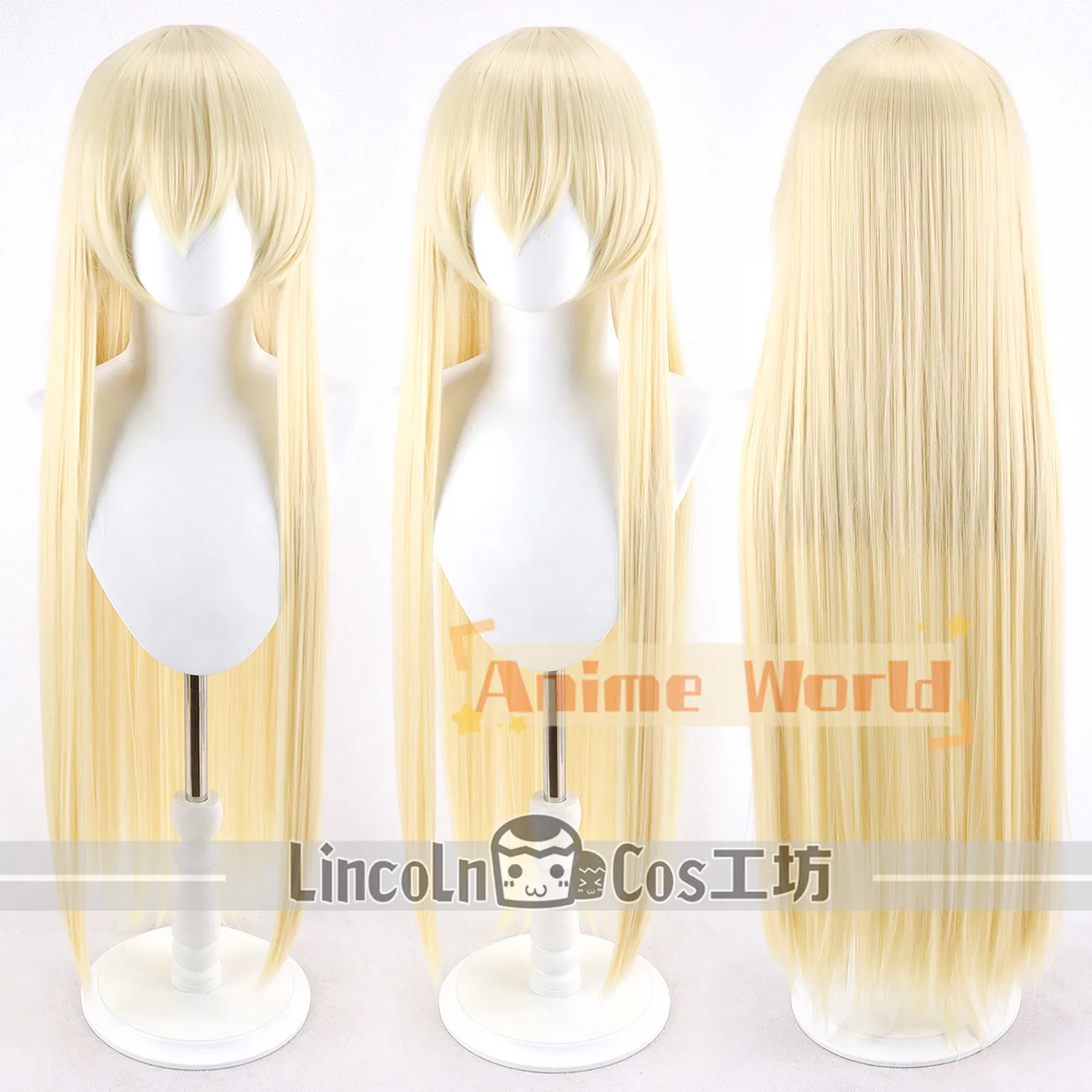 

Anime Azur Lane Goth Cosplay Wig Halloween Carnival Party Props Synthetic Hair Heat Resistant Fiber + Wig Cap