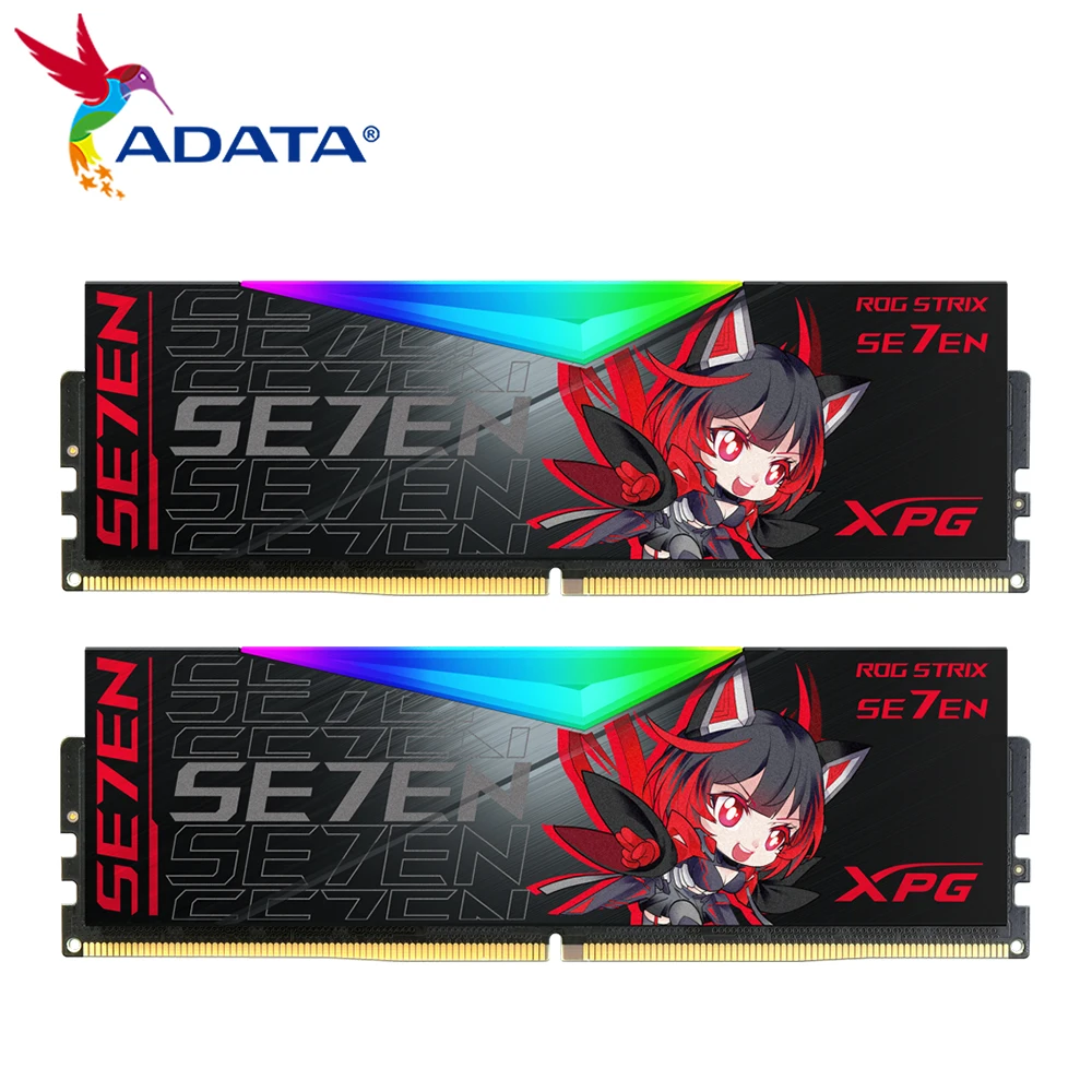 Original ADATA XPG D50 ROG STRIX SE7EN Rams DDR5 6000Mhz 6400Mhz 16GB 32GB Dual Desktop Memoria Ram Kit U-DIMM Support XMP 3.0