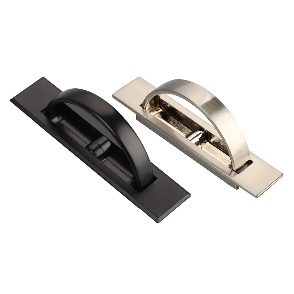

2Pcs Cabinet H Drawer Pull Zinc Alloy Gold Black Durable Rustproof Suitable Cupboard Wardrobe Door Furniture Hardware