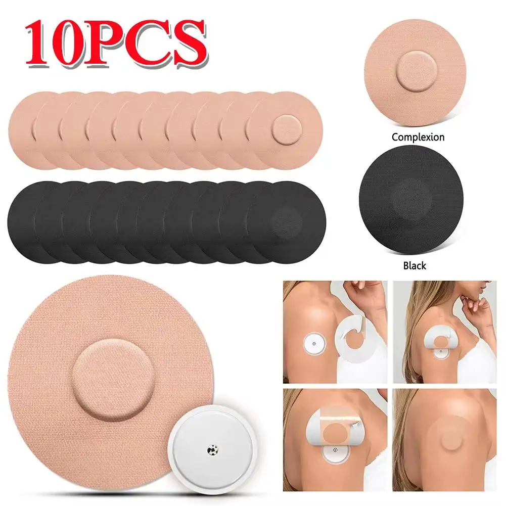 

10pc Sensor Adhesive Freestyle Patches Waterproof Sports Continuous Glucose Monitor Sticker Overpatch Tape Non-slip Anti-drop