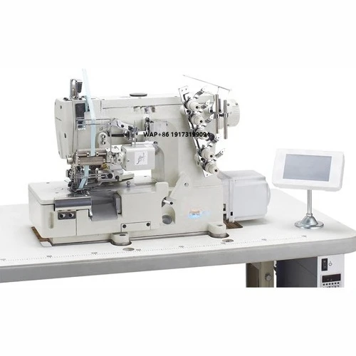 

GC562-05ME-DD Manual Feed New Flat-Bed Cover Stitch Engine Core Direct Drive Elastic Lace Attaching Industrial Interlock Sewing