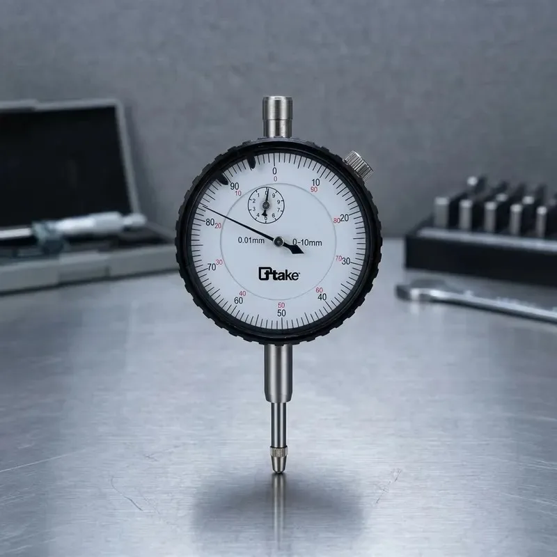 2026for TTAKE Precision Analog Comparator 0-50mm Range 0.01mm Resolution Shockproof Steel Measuring Tool for Industrial Use
