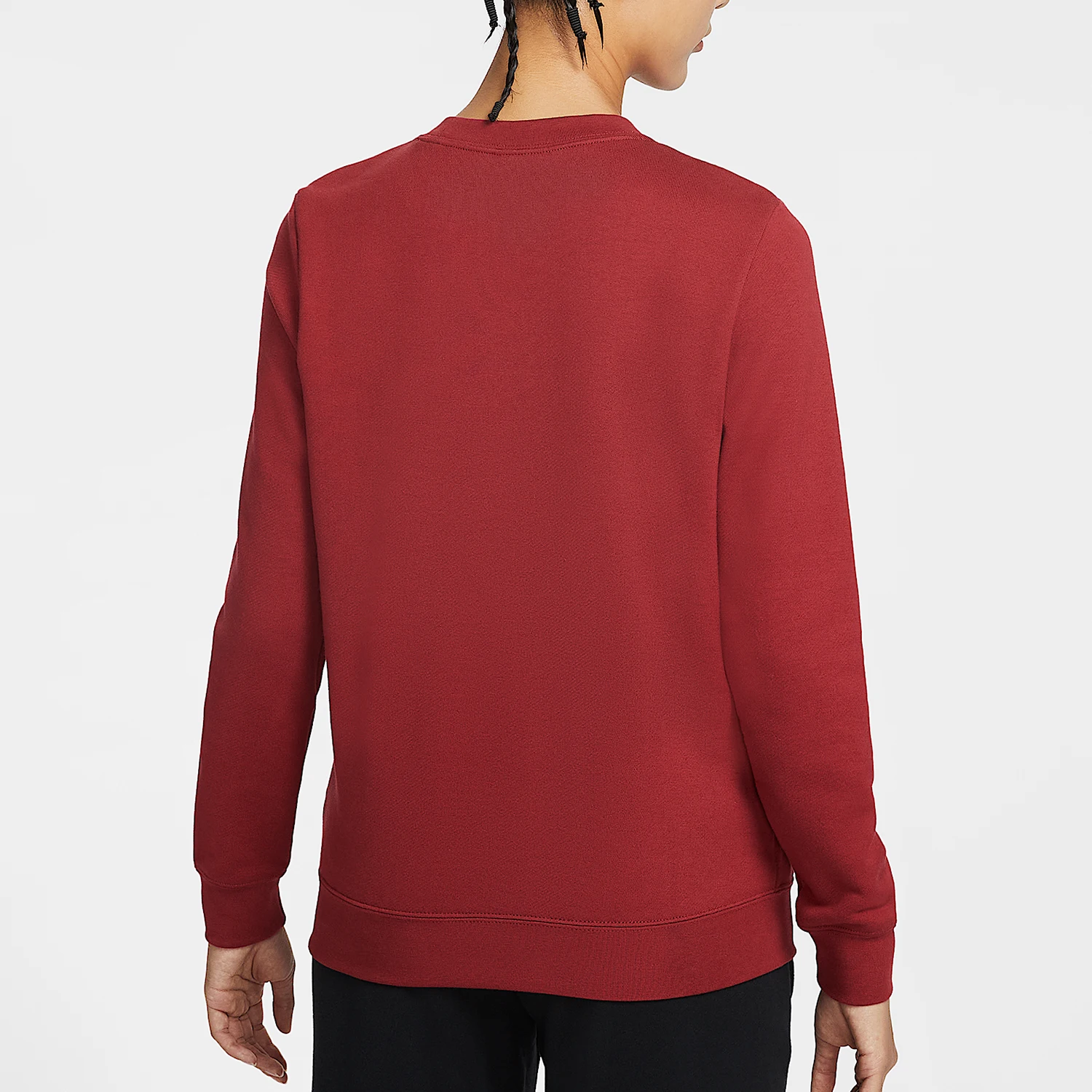 Nike genuine Sportswear Women's Crewneck Embroidered Sports Sweatshirt IQ3827-613