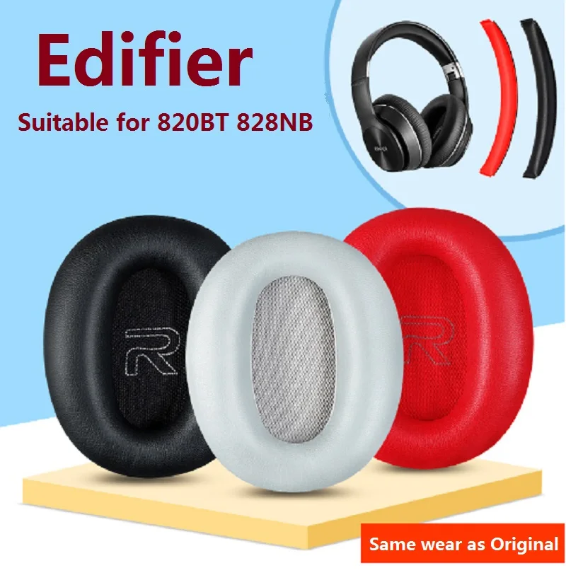 Ear pads cushion for Edifier W820BT/W828NB Gaming Headphones High quality Replacement  Earmuffs headband cushion Ear Covers