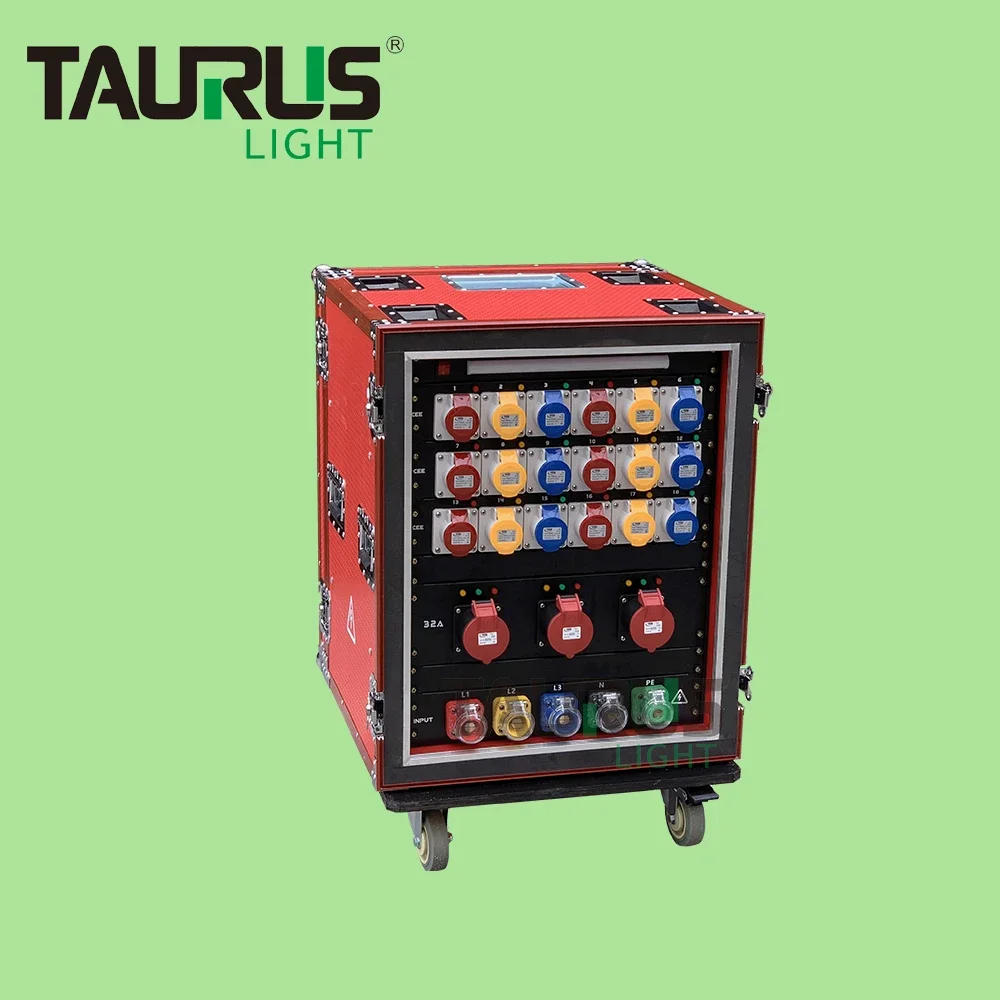 معدات الطاقة الاحترافية لمرحلة aud.io 36 قناة 400A CEE صندوق توزيع الطاقة لرف الطاقة #1