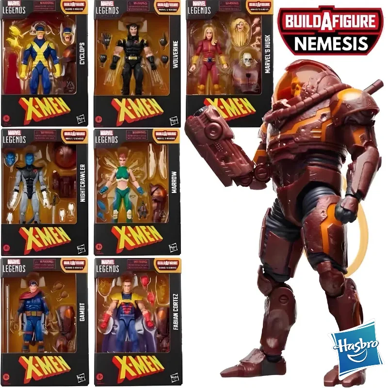 

【IN STOCK】Hasbro Marvel Legends Series Wolverine/Husk/Nightcrawler/Gambit/Cyclops/Marrow/Fabian Cortez Original Action Figure