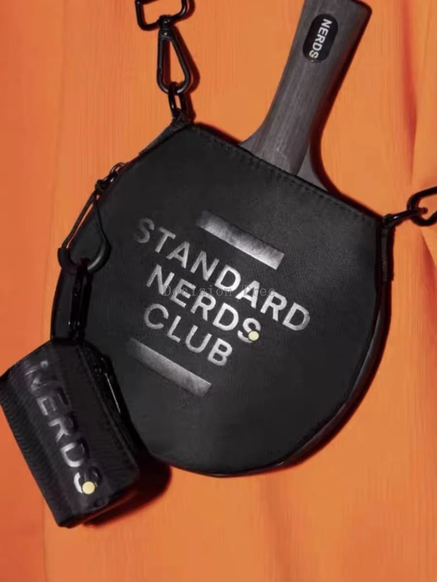 

2025 новый ретро-модный стиль, чехол для ракетки для настольного тенниса, мужская и женская спортивная сумка через плечо, сумка для хранения с сумкой для мячей, сумка