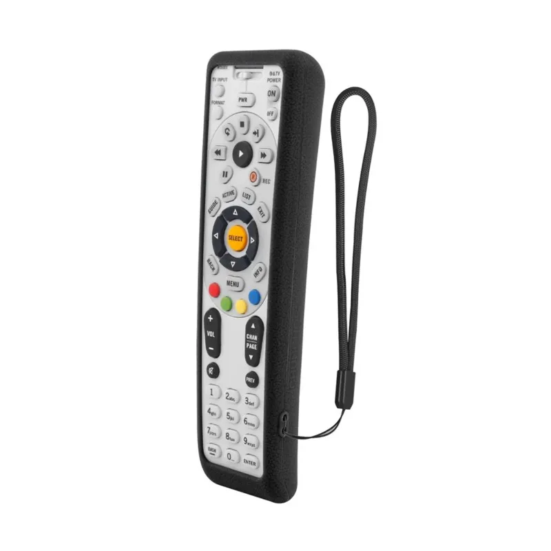 WOTT-Protective Case For Directv RC65R RC66RX 4 HDTV Receiver Anti-Slip & Shockproof Silicone Cover (Black)