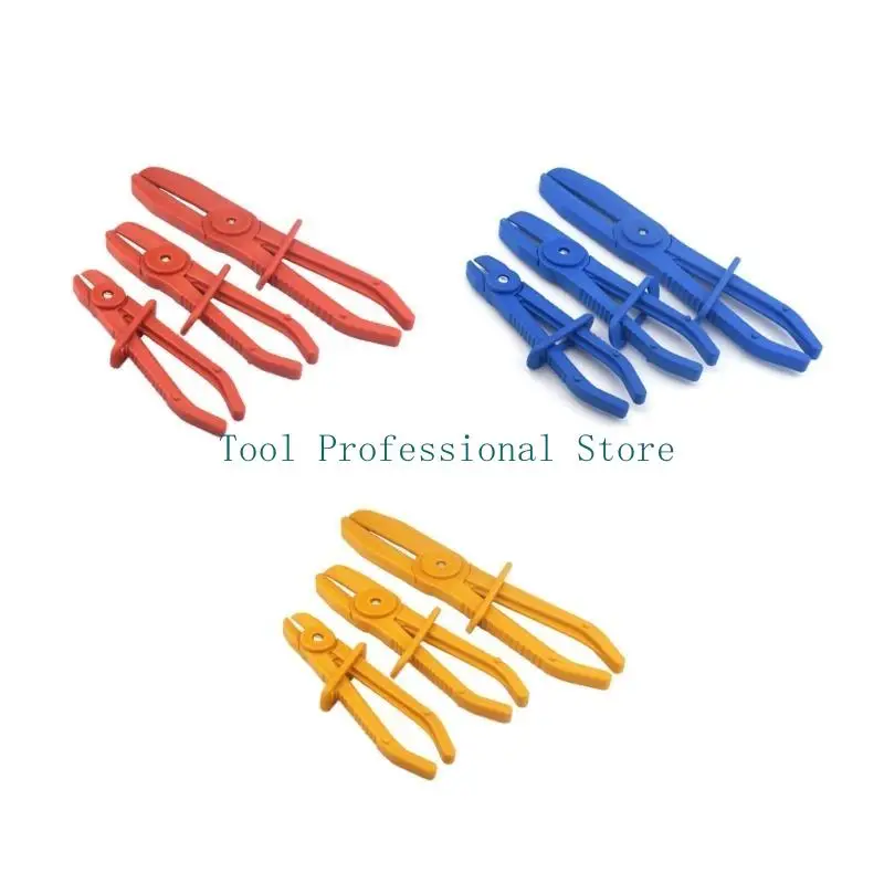 57QF Automotive Hose Clamp Plier Set Plastic Tube Sealing Tool Cut-Off Pliers