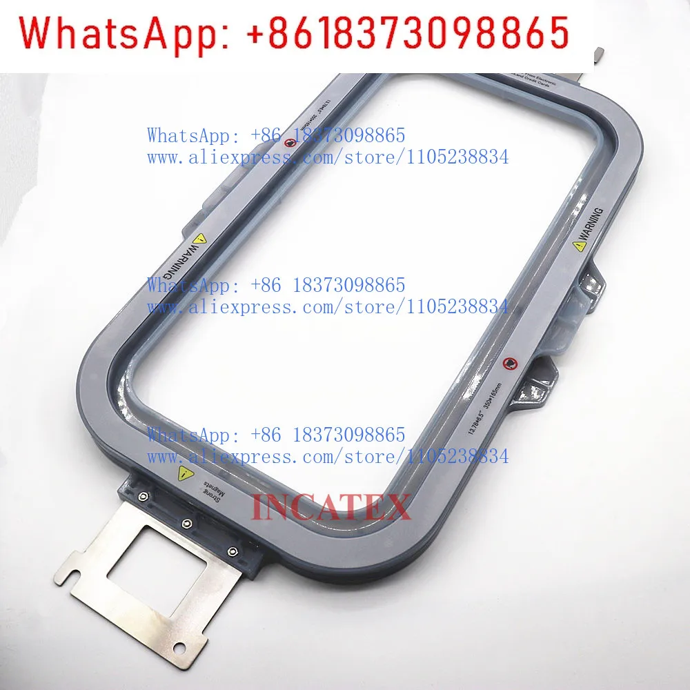 High quality brother hat tubular embroidery machine spare parts magnetic frame hoop 350x165mm 13.78x6.5 inches length 560mm