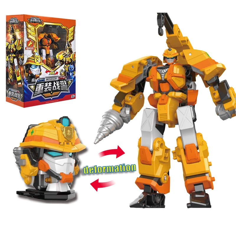 

5.9‘’/15cm Mini Special Forces Toys Transformation Toy Deformation Robot Figures Anime Righteous Characters Boys Birthday Gift