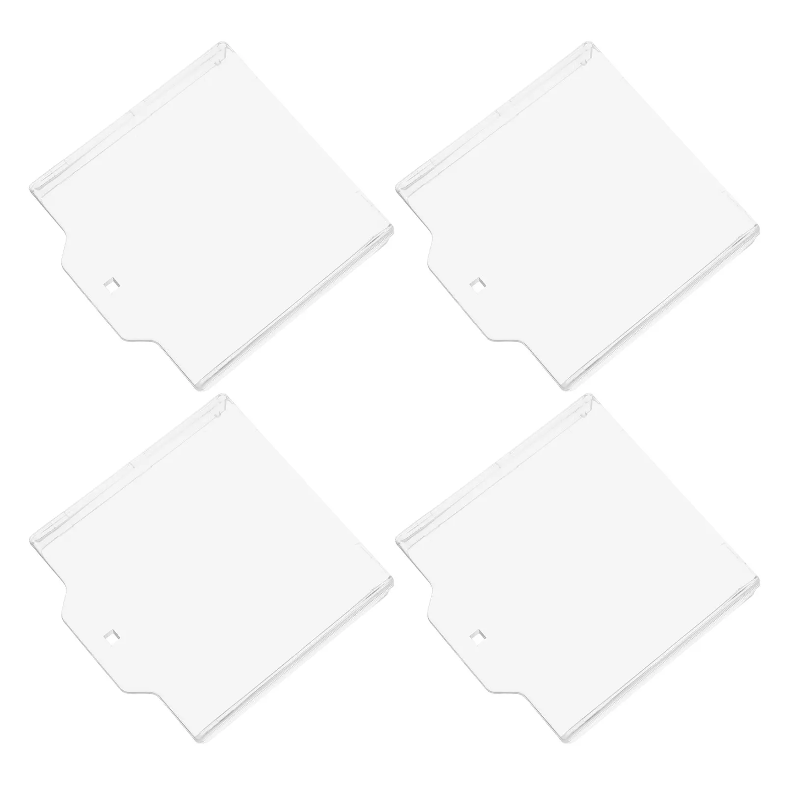 

4Pcs Emergency Button Protector Transparent Fire Safety Switch Guard Cover High Strength Stop Button Shield for Commercial