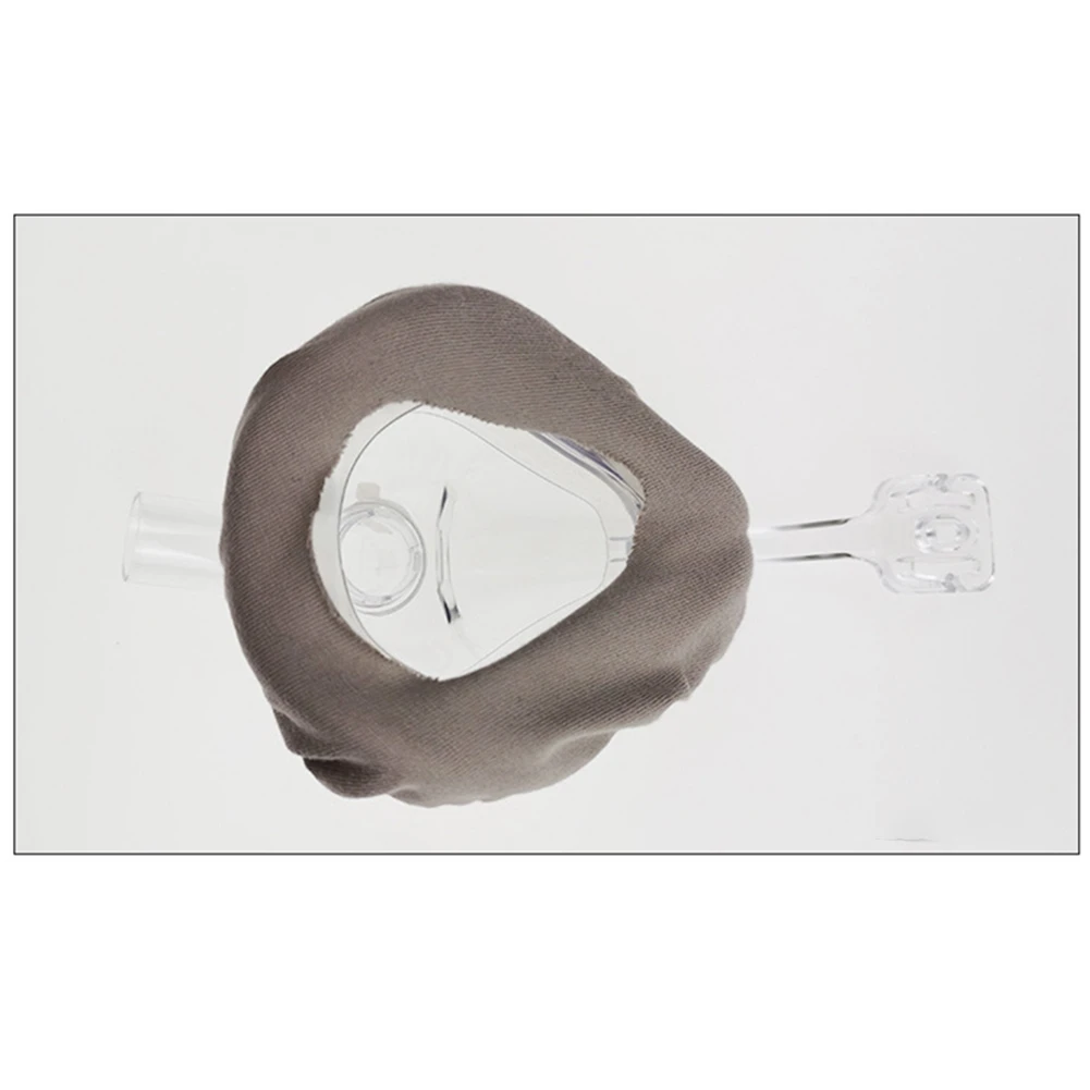 ABJS 2Pcs Mask Liners Reusable Fabric Comfort Covers to Reduce Air Leaks Skin Irritation Washable and Easy to Clean Gray