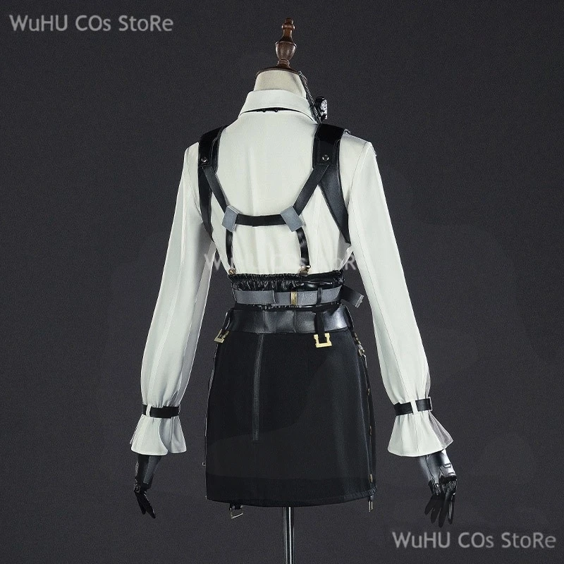 Game Zenless Zone Zero Cos Tsukishiro Yanagi Cosplay Costume Dress Tsukishiro Yanagi Wig Shoes Halloween Party Women Props