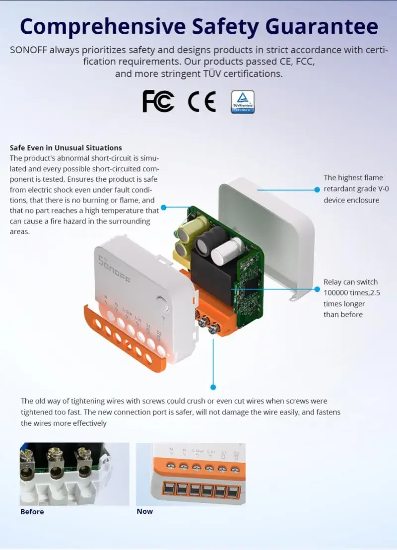 1/3/5 قطعة SONOFF R4 / R3 / R2 MINI Wifi Switch Mini Extreme وحدة المنزل الذكي صوت التحكم عن بعد أليكسا جوجل المنزل أليس