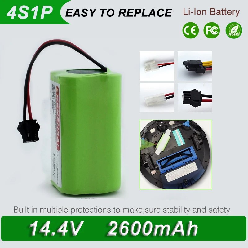 Оригинальный литиевый аккумулятор 14,4 В 4S1P 2600 мАч/3200 мАч 18650, для DEXP MMB-300 X500 X520 X600 Mamibot EXVAC660 EXVAC880