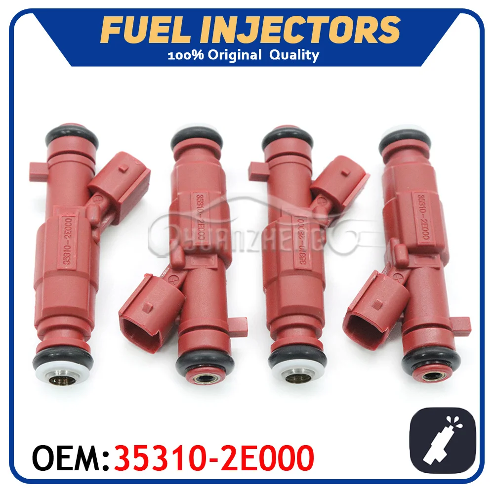 4pcs/lot 35310-2E000 Car Fuel Injector Nozzle For Hyundai Elantra 1.8 2.0 For Kia 1.6L 2011-2015 Forte Soul 2.0L 353102E000