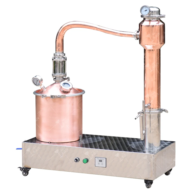 

Pure Dew Distillation Machine Essential Oil Distillator Distiller Household Small Making Tools