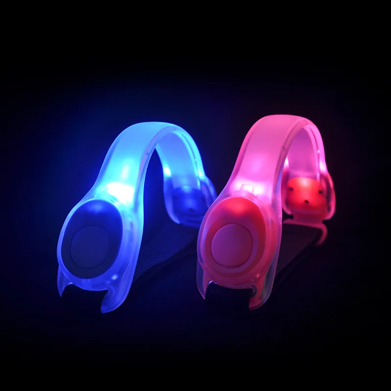 Brazalete con luz LED ajustable para correr, cinturón de brazo que brilla en la oscuridad, para correr, caminar, ciclismo, concierto, patines de ruedas