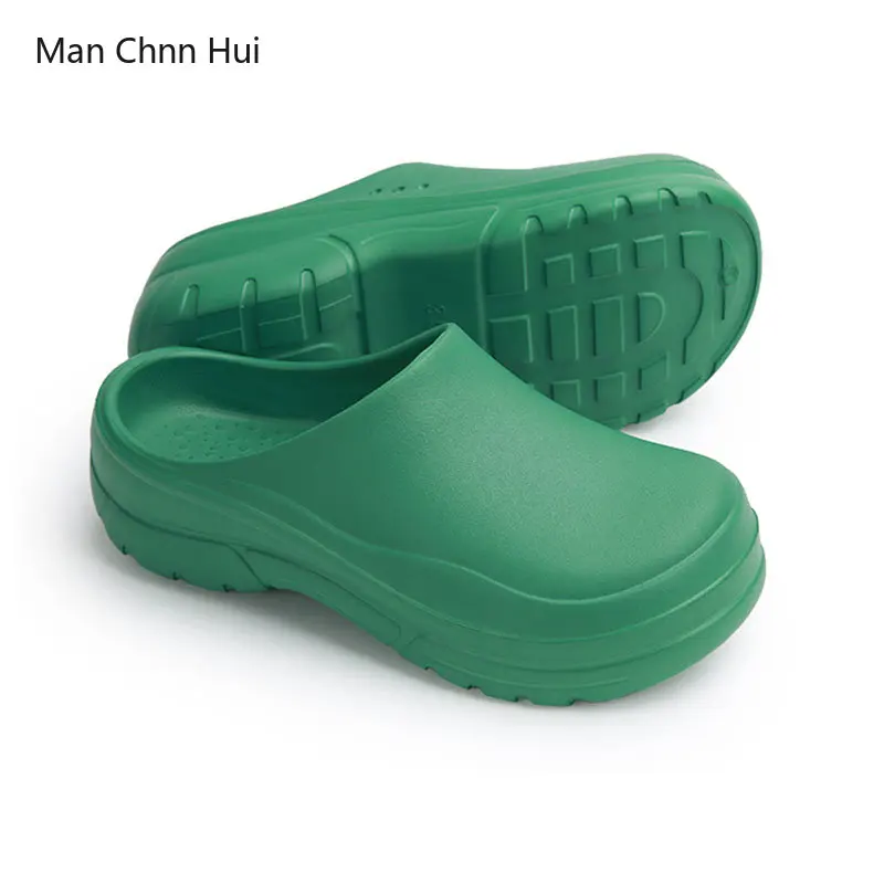 

Operating Room Medical Slippers Men Doctors Thick Sole Slippers Women Waterproof Nursing Clogs Hospital Lightweight Work Shoes