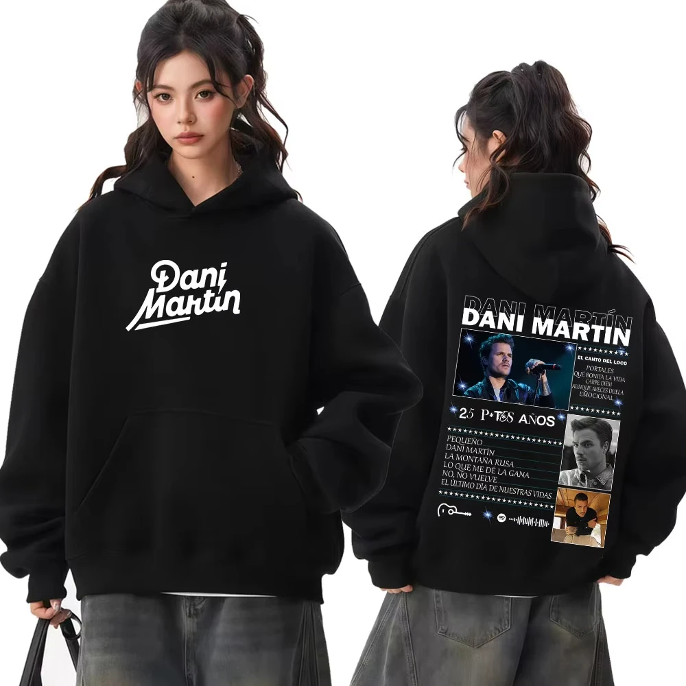 

2026 New Dani Martin Album Tour Merch Hoodies Men Women Clothing Fashion Hip Hop Hooded Sweatshirt Fleece Gothic Punk Pullover