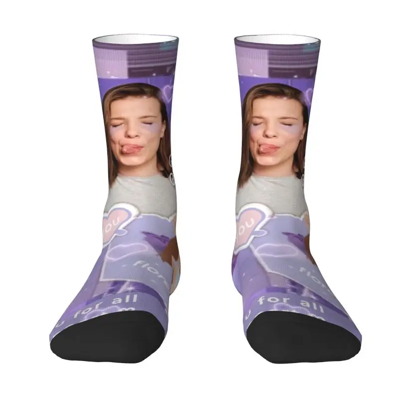 

Florence By Mills Men's Crew Socks Unisex Funny 3D Printing Dress Socks