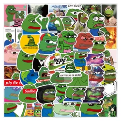 10/30/50PCS Fun Frog PEPE Graffiti Stickers Skateboard Helmet Gift Box Bicycle Computer Laptop Car Children's Toys