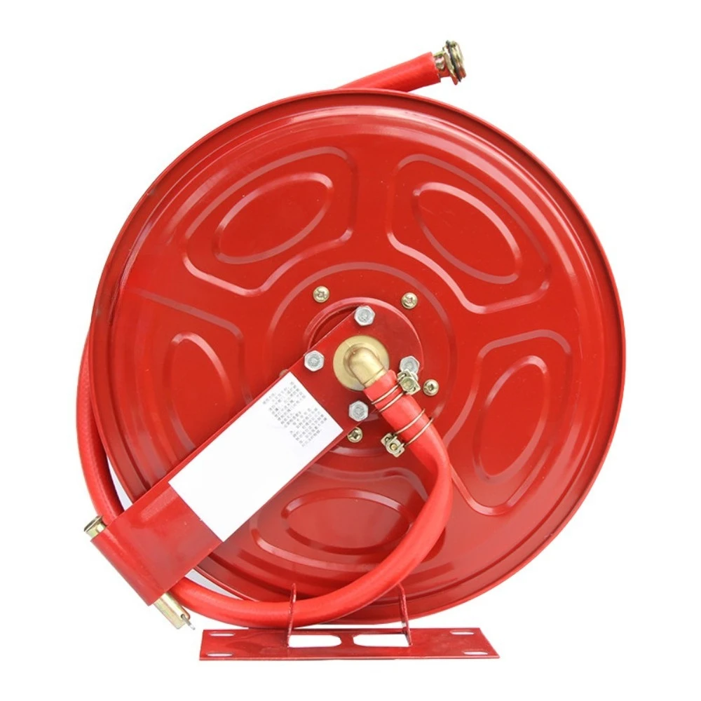 Standard Specification Fire Hose Reel Set 20 To 30 Meter Hose Matched With Indoor Hydrant Cabinet